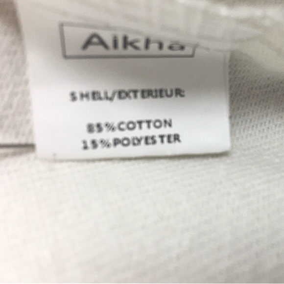 Aikha Handmade Graffiti Hand Painted Denim Jeans Jacket in White Size M/L - Picture 13 of 16